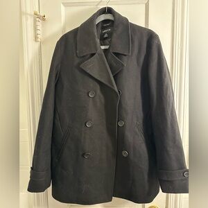 Black Peacoat, Claiborne size Medium.